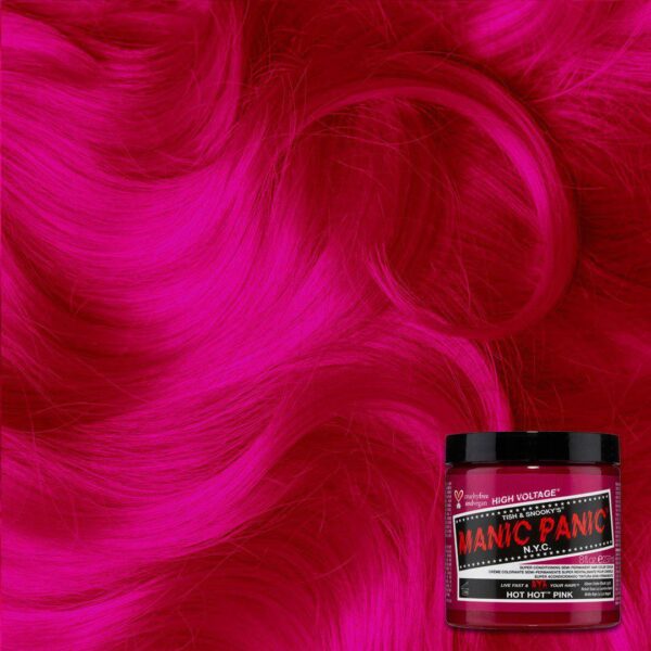Manic Panic High Voltage Hot Hot Pink kreminiai nuplaunami trumpalaikiai plaukų dažai