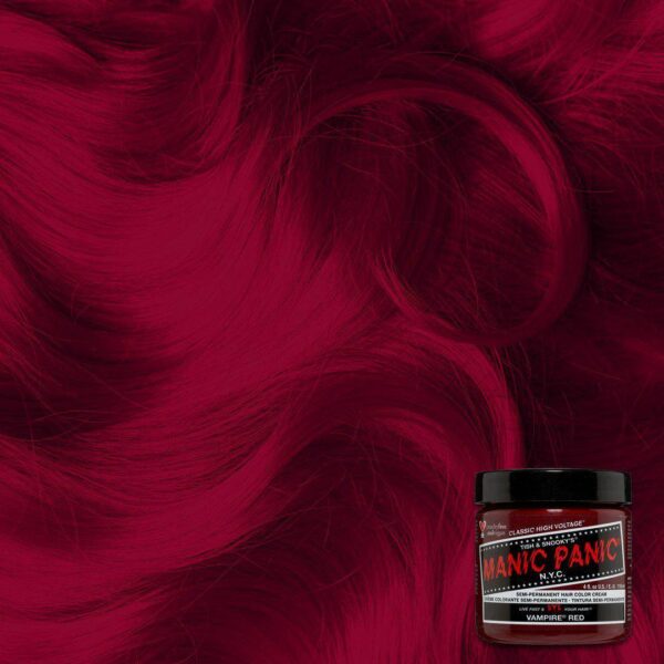Manic Panic High Voltage Vampire Red kreminiai nuplaunami trumpalaikiai plaukų dažai